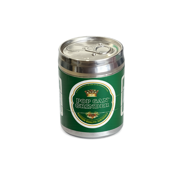Grinder Pop Can (cannette) camouflage discret en métal, accessoire malin de Nos Accessoires et Nos Grinders & Balances.