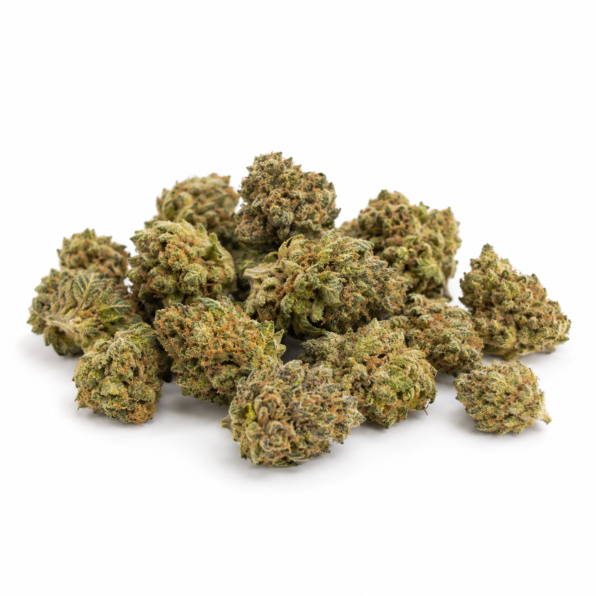 Illustration générée de mini buds Blueberry Muffin CBD 13 % – CBD Express